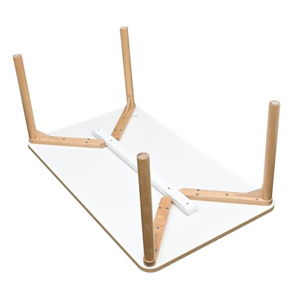 Tisch Marcus mit Holzgestell, 120 x 60 cm (B9062)